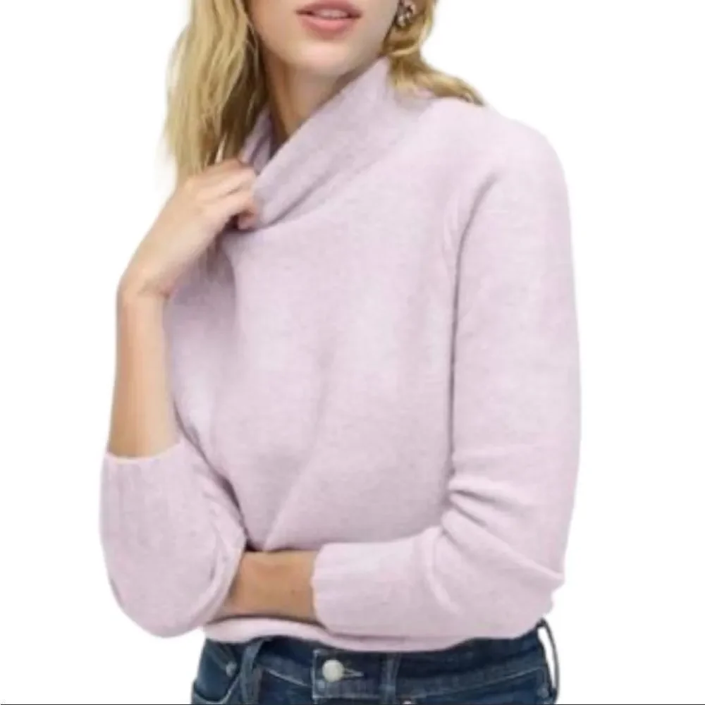 J. Crew Point Sur mock neck sweater in supersoft yarn. Size XS.